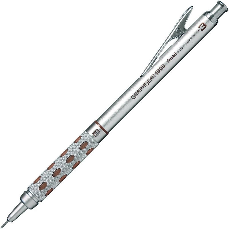 Pentel قلم رصاص ميكانيكي جراف جير 1000 0.3 مم بني (PG1013) - Image 1